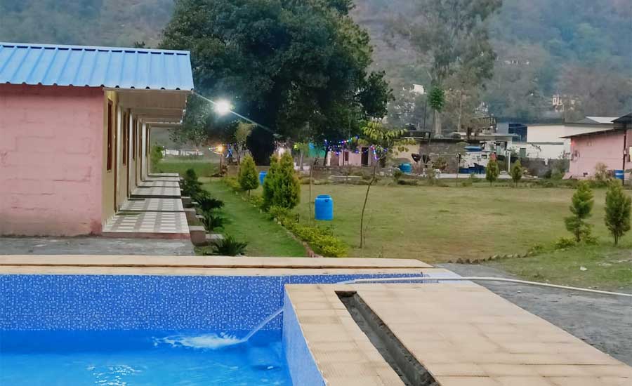 AC Cottages with Swimming Pool In Rishikesh
